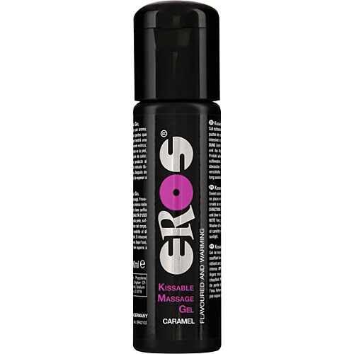 Eros massage kissable effet caramel à la chaleur de l&#39;huile 100 ml