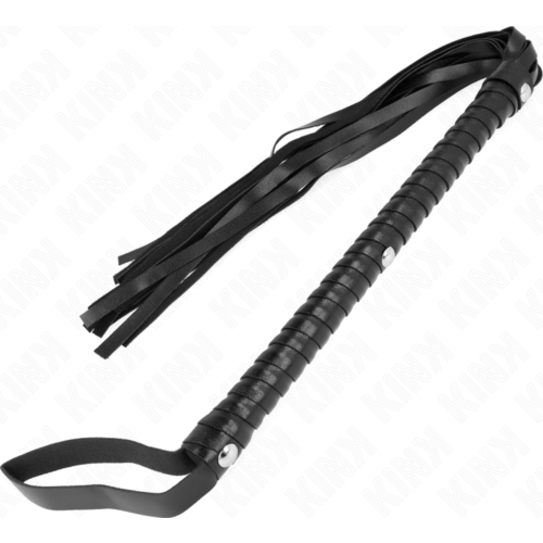 Fouet KINK de 60 cm en silicone pour jeux BDSM
