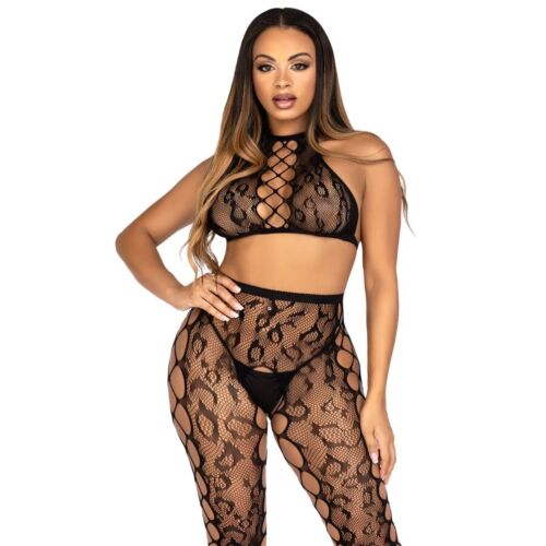 Ensemble de lingerie LEG AVENUE 89372 effets de léopard