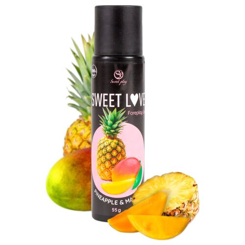 Lubrifiant SECRETPLAY - MANGUE & ANANAS 60 ml pour des caresses délicieuses