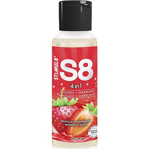 Lubrifiant S8 STIMUL8 4 EN 1 Dessert Fraise 125 ml