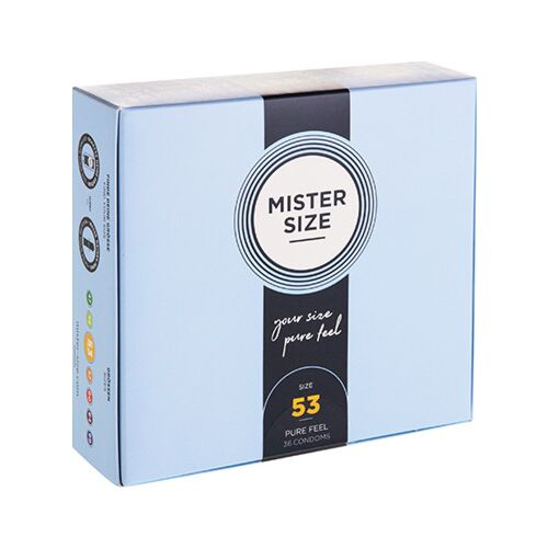 Préservatifs MISTER SIZE Taille M 53 MM - Sensations améliorées