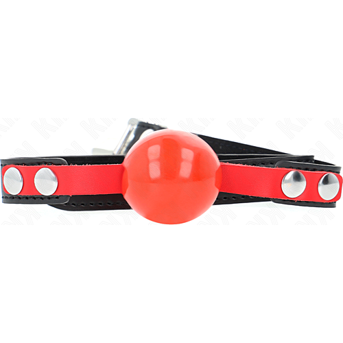 Bâillon KINK modèle 4 en TPE doux ajustable