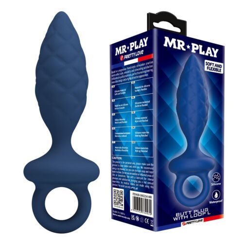 Plug Anal MR PLAY Texturé avec Anneau