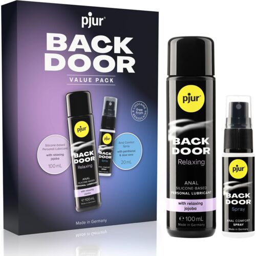 Pack BACK DOOR Pjur – lubrifiant silicone et spray