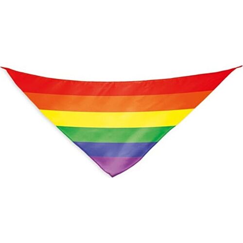Pañuelo PRIDE - Écharpe triangulaire avec drapeau arc-en-ciel