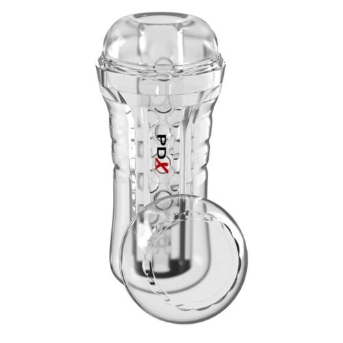 Masturbateur PDX ELITE VIEWTUBE PLUS Transparent 21 cm