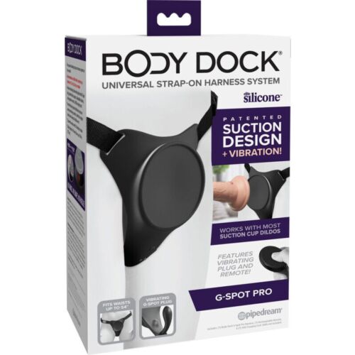 Harnais Pipedreams Body Dock G-Spot Pro avec Vibration