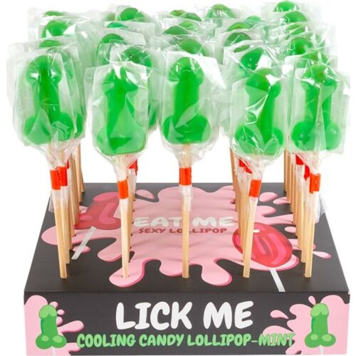 Sucette pénis menthe SECRETPLAY COSMETIC effet froid