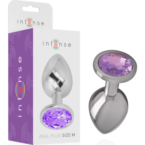 Plug Anal Intense avec joyau de diamant - Taille M