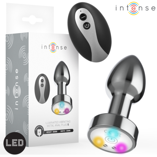 Vibrateur Anal INTENSE avec Lumières LED et Télécommande
