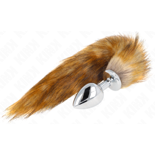 Plug Anal KINK Taille L 10 x 4 cm avec Queue Synthétique
