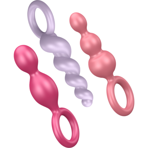 SATISFYER Plug Anal Set 3 Pieces Tri-Color
