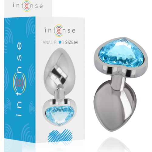Plug anal INTENSE avec bijou en diamant - Taille M