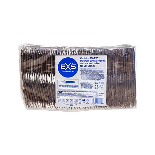 Préservatifs Exs Magnum Large 100s 60 mm