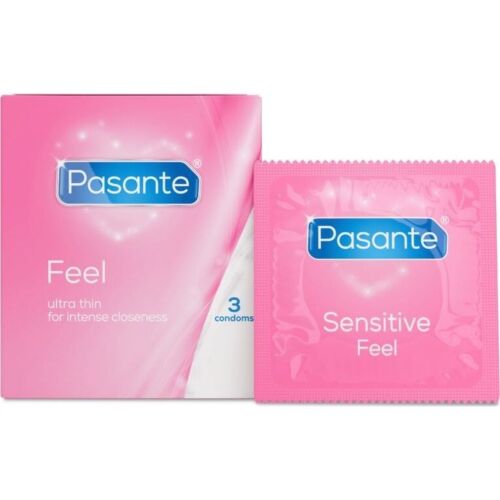 Préservatif Pasante Feel 3 Unités - Sensibilité accrue