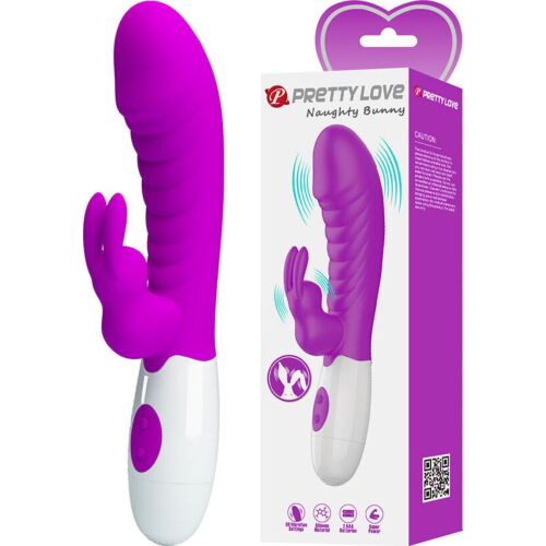 Vibrateur Rabbit Pretty Love Naughty Bunny avec 30 modes de vibration