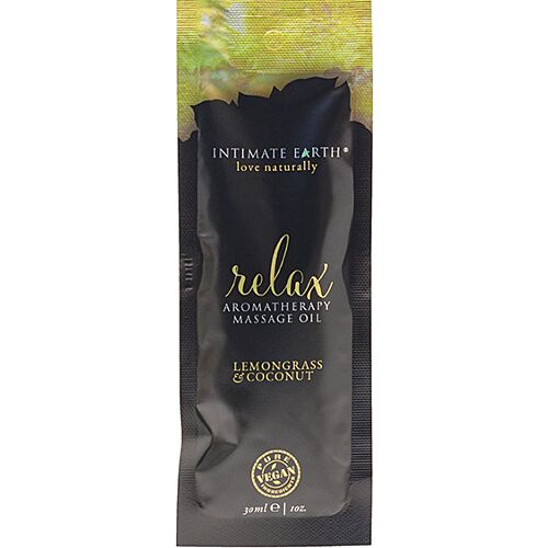 Huile de massage Intimate Earth Relax 30ml avec citronnelle