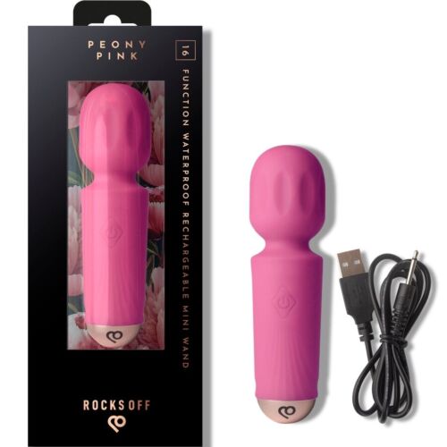 Wand Rocks-Off Mini Rechargeable 16 Fonctions