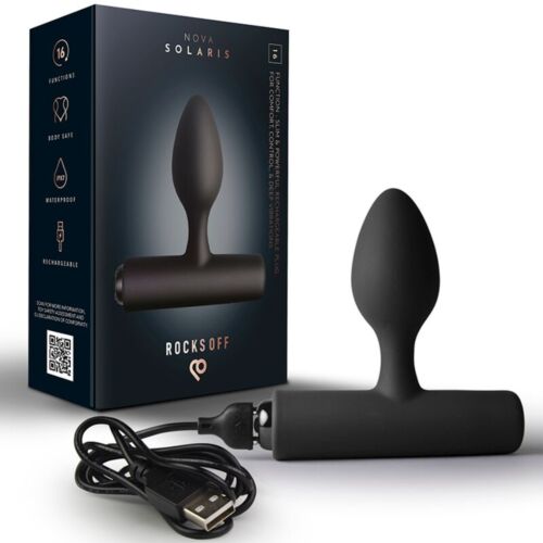 Plug Anal ROCKS-OFF NOVA SOLARIS Rechargeable 16 Fonctions