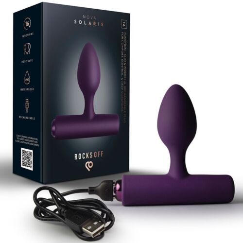 Vibrateur Anal Rocks-Off Nova Solaris Fonction Puissante
