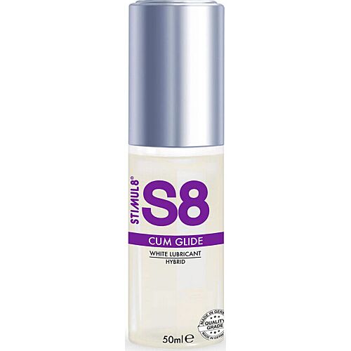 Lubrifiant Hybrid STIMUL8 S8 Cum Glide 50 ml - Imitation du sperme