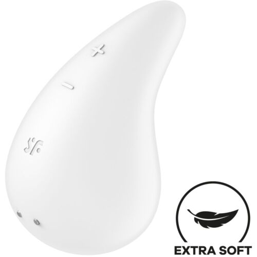 Vibrateur Lay on Satisfyer Dew Drop pour stimulation clitoridienne