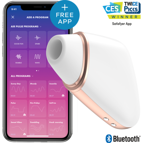 Succionateur Satisfyer Love Triangle avec contrôle d'application