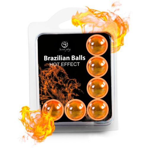Set 6 Brazilian Balls Secretplay - Effet Chaleur