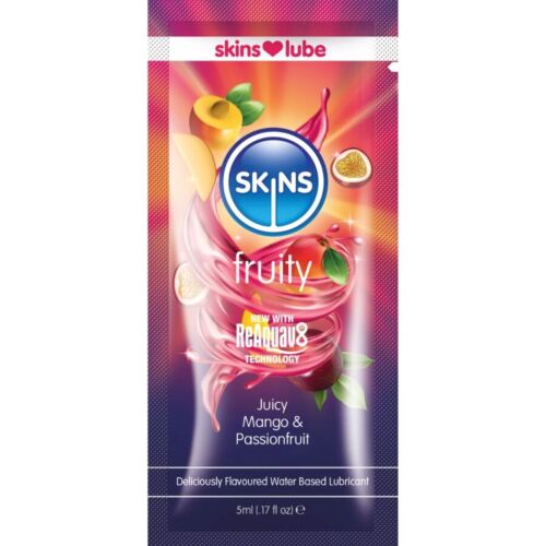 Lubrifiant SKINS Fruity Mango & Passion Fruit Monodose 5 ml