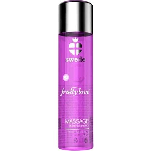 Huile de Massage SWEDE Fruity Love 60 ml avec Effet Chaleur