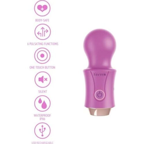 Mini vibrateur XOCOON Traveller Wand avec vibrations puissantes