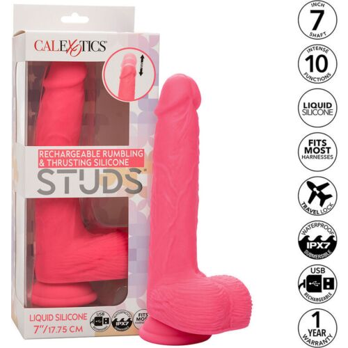 Vibrateur réaliste CALEXOTICS Studs avec 10 vibrations