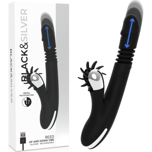 Vibromasseur Point G BLACK&SILVER REED Up&Down
