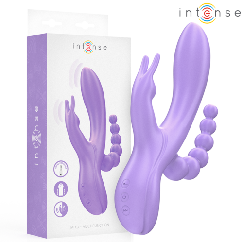 Vibrateur Rabbit INTENSE MIKO - Triple Stimulation