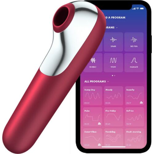 Vibromasseur Satisfyer DUAL LOVE avec air pulsé
