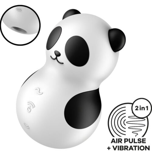Succionneur Satisfyer Pocket Panda avec vibrations puissantes