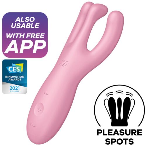 Vibromasseur Satisfyer Threesome 4 avec 12 modes