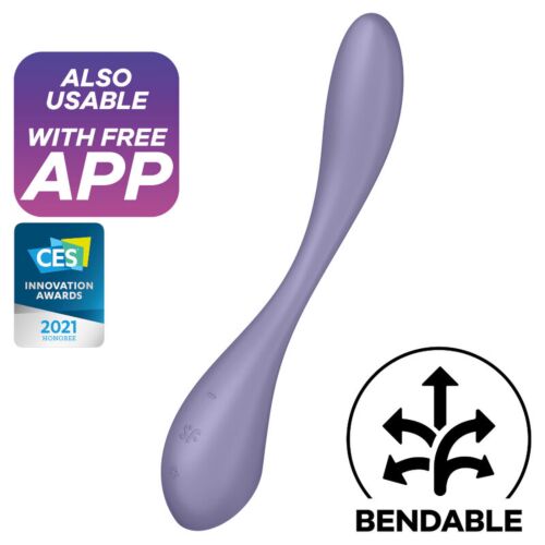 Vibromasseur Satisfyer G-Spot Flex 5 flexible et connecté