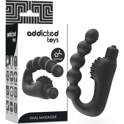 Masseur Anal ADDICTED TOYS - Vibration puissante et ergonomique
