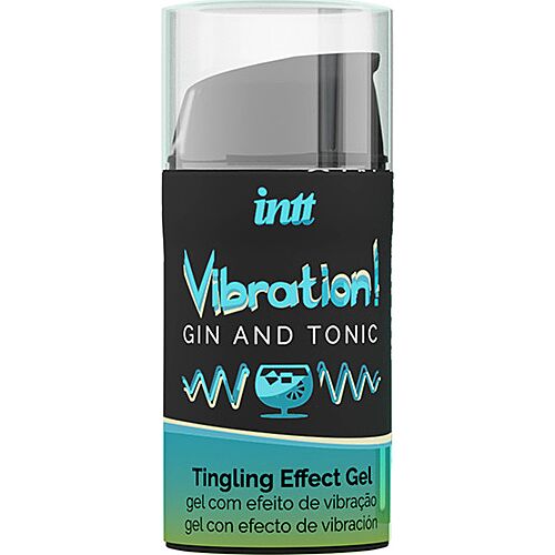 Gel stimulant intime INTT Gin & Tonic 15ml - Saveur vibrante