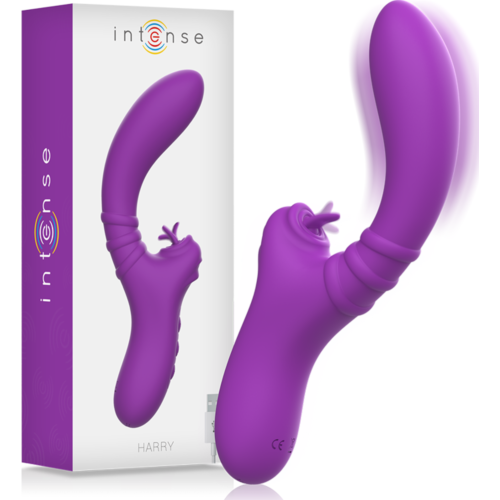 Vibro langue flexible violet
