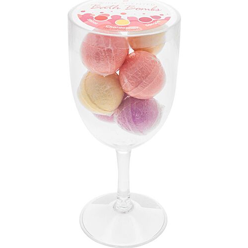 Bombes de bain Kheper Games dans un verre à vin