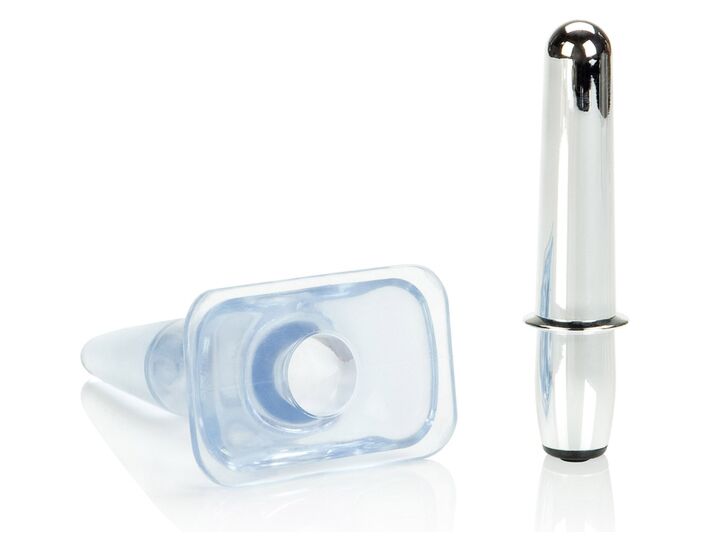 High intensity plug vibrador azul