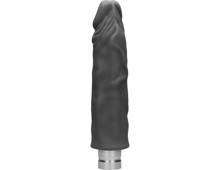 23 cm realistic vibrating dildo negro