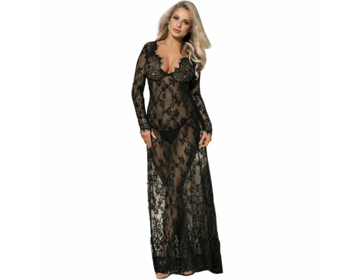 Robe Sensuelle Longue Séduction.