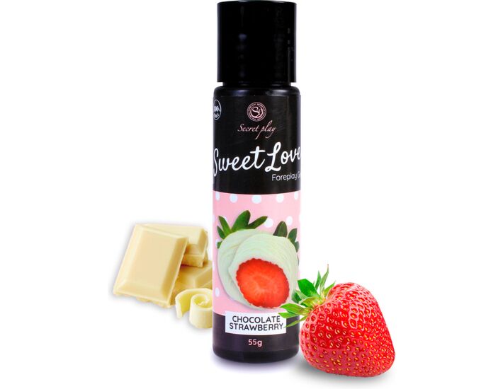 Lubrifiant Fraise Blanche 60ml