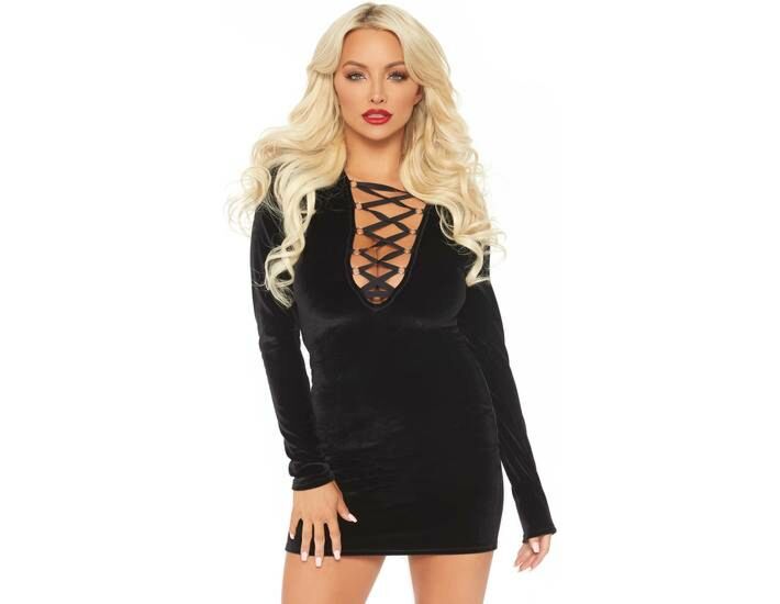 Robe Velours Noir