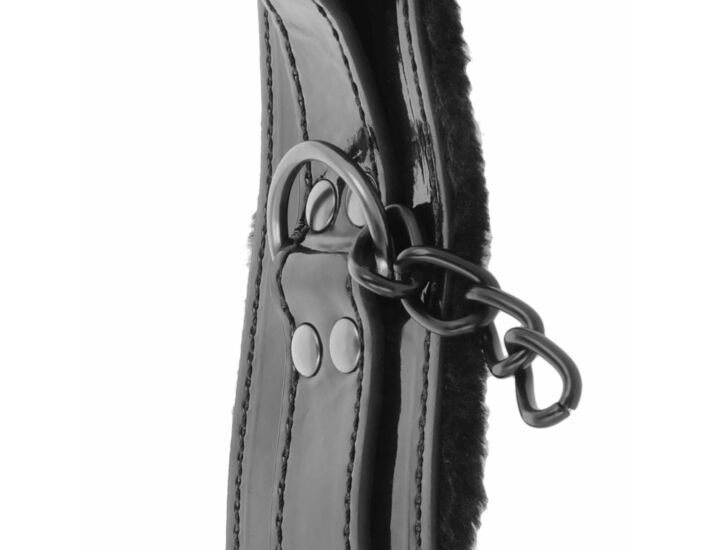 Menottes Nocturnes - Cuir Réglable Noir