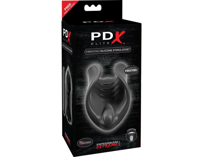 Pdx elite masturbador con vibración de silicona